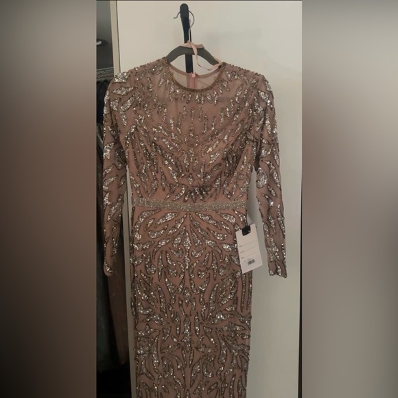 Embellished sheath midi dress - Picture 5 of 9